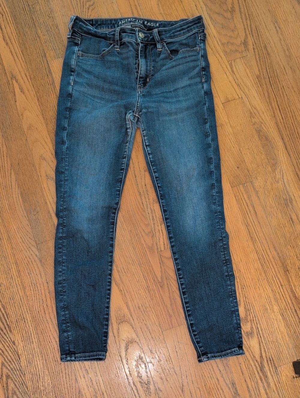 American Eagle Outfitters Women's Dark Indigo Skinny Jeans